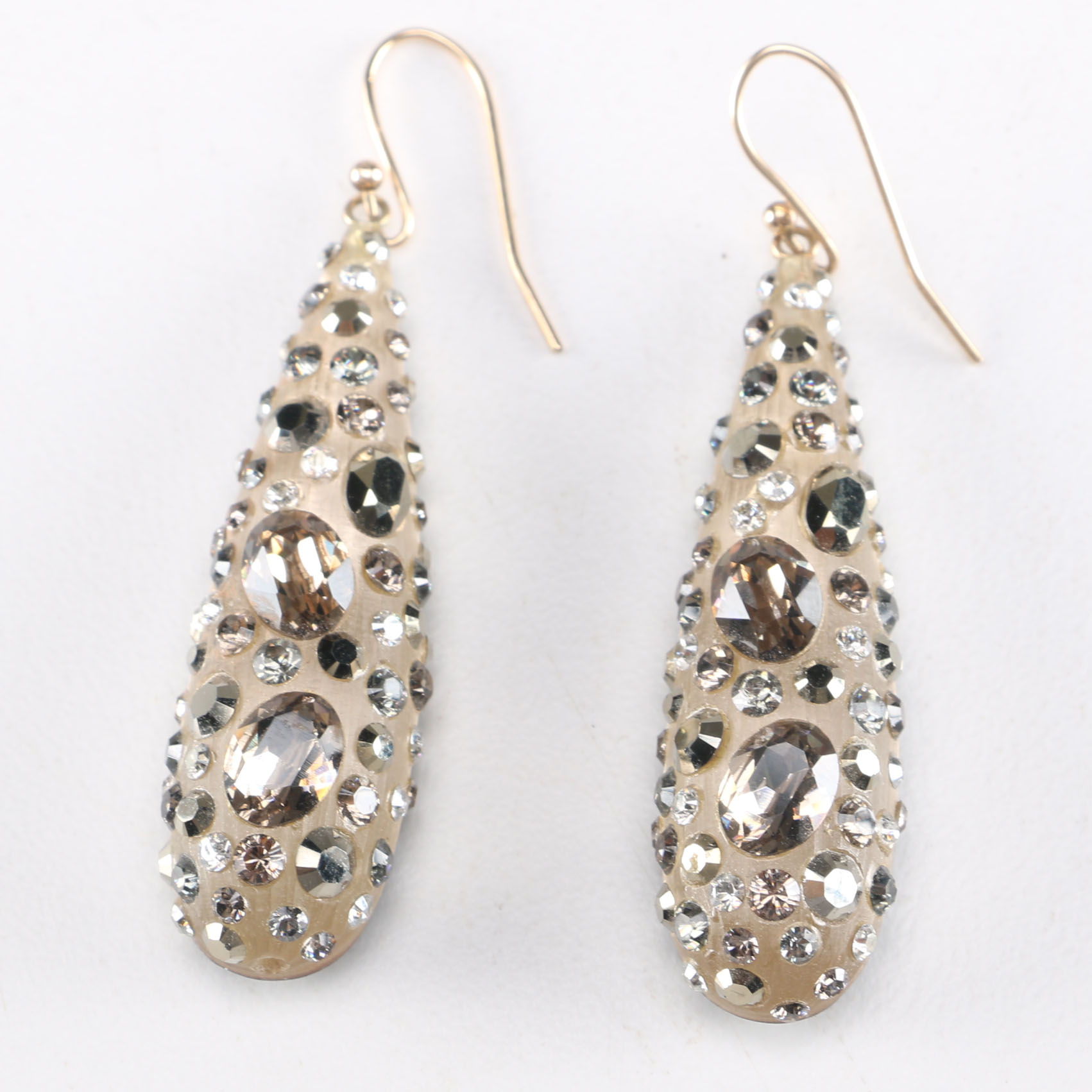 Alexis Bittar Gemstone Tear Drop Earrings