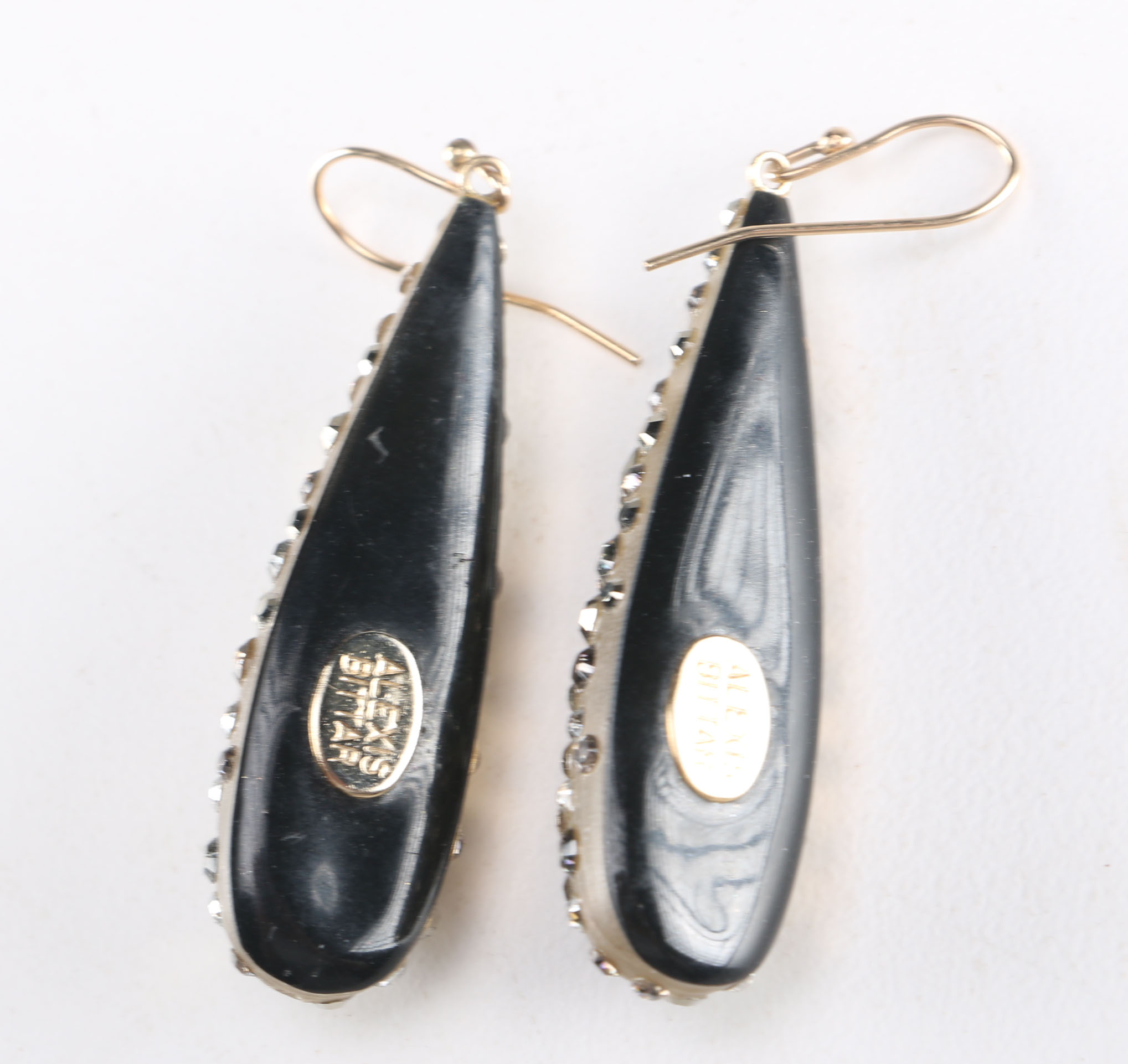 Alexis Bittar Gemstone Tear Drop Earrings