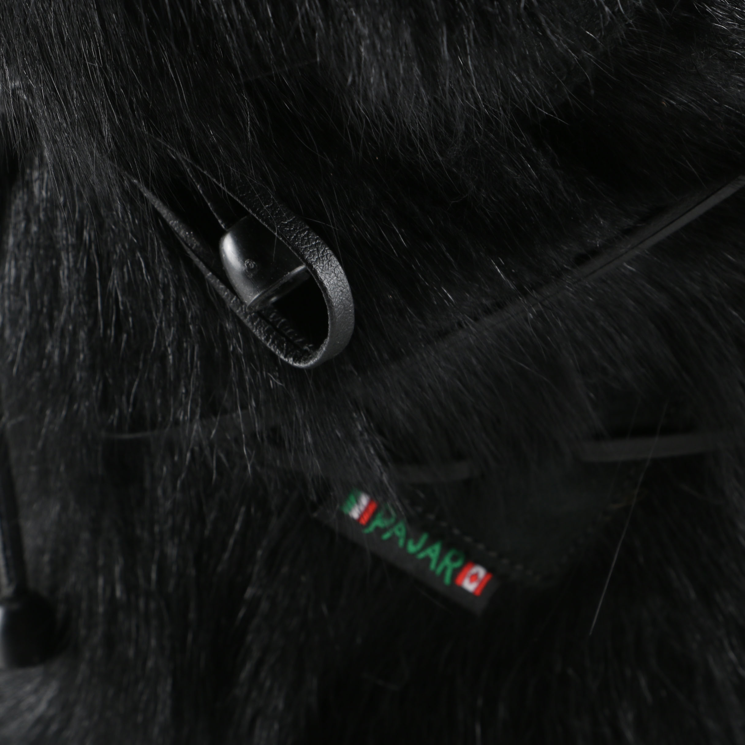 Black Pajar Fur Boots