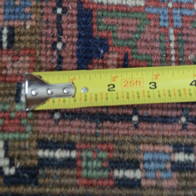 Handwoven Heriz Style Wool Area Rug