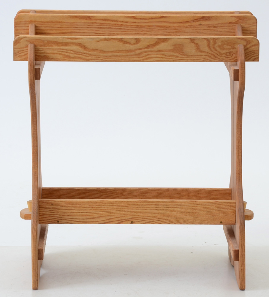 Oak Wood Horse Saddle Stand