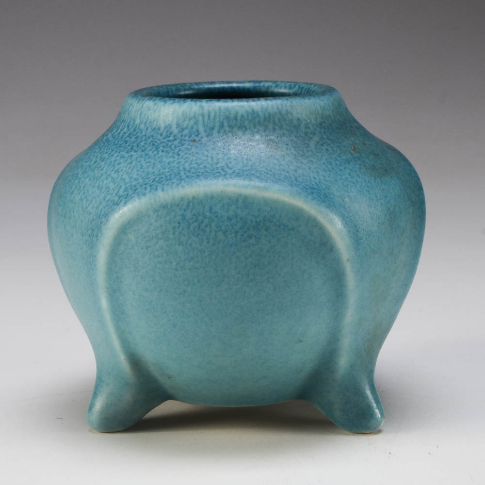 1919 Rookwood Blue Footed Vase