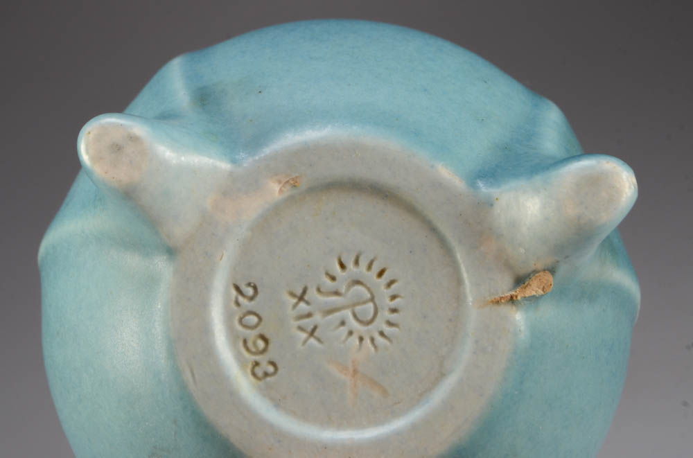 1919 Rookwood Blue Footed Vase