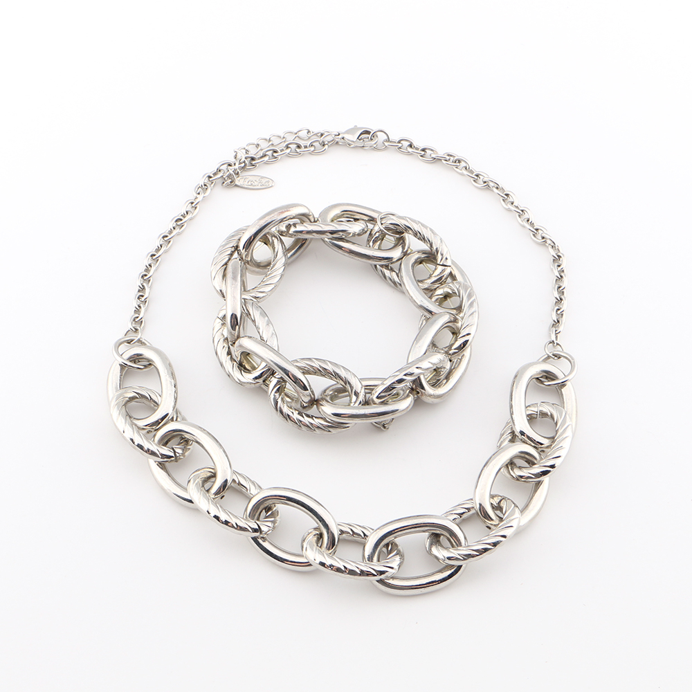 Tasha Chain Necklace and Bracelet