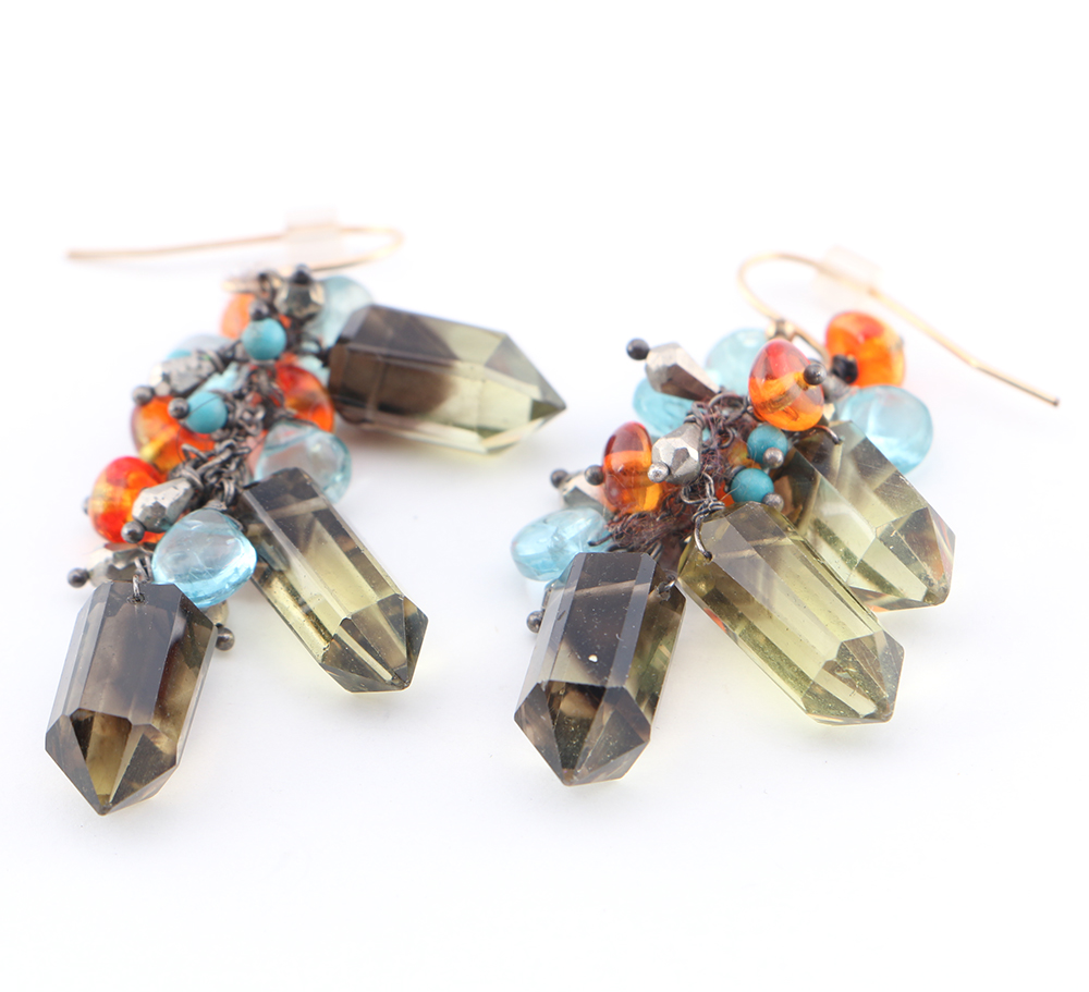 Murano Glass Necklace and Earrings