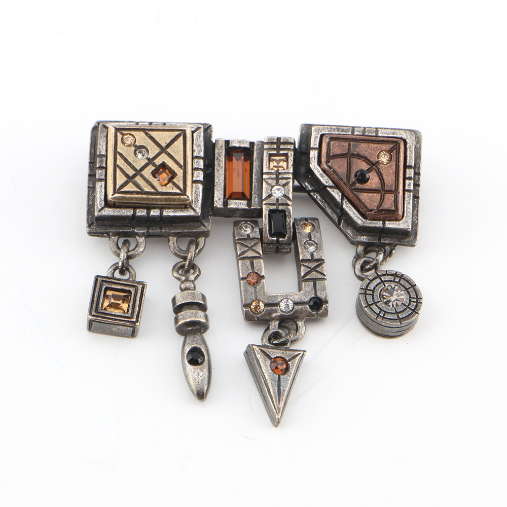 Pair of Costume Brooches