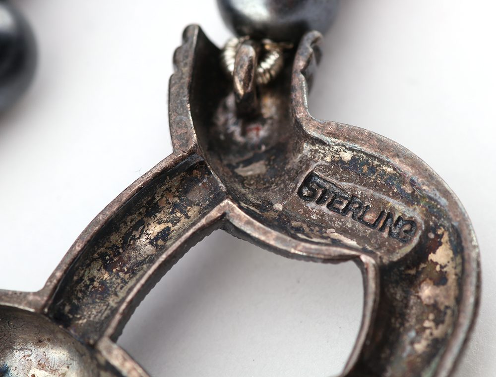 Judith Jack Sterling Silver Necklace and Earring Set