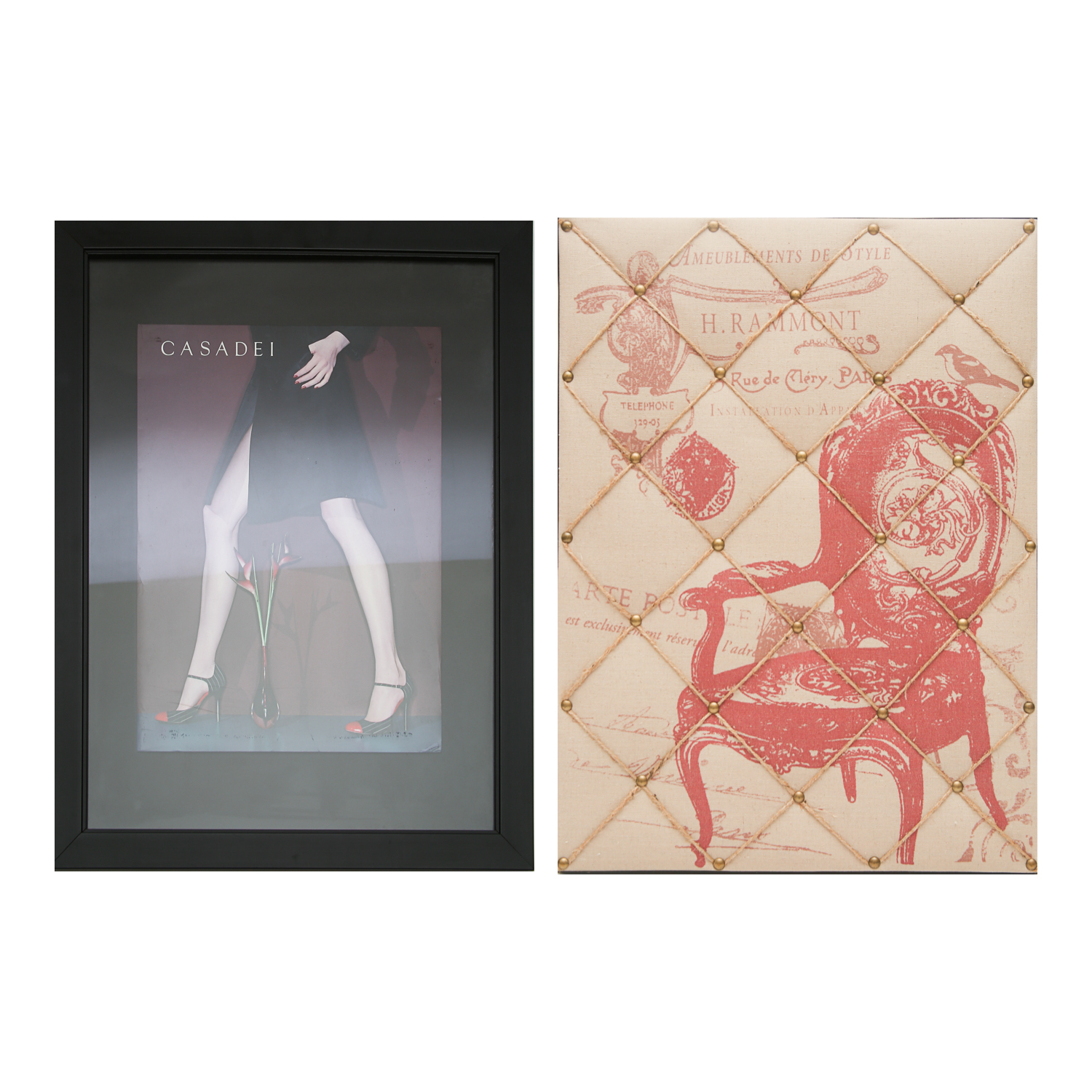 Pair of Fashion Inspired Wall Decor