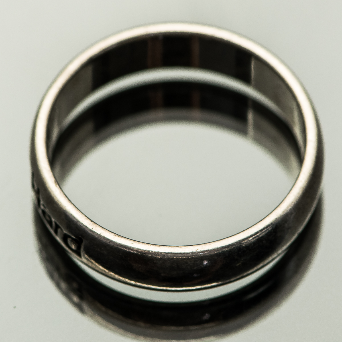 Sterling Silver "Pray Hard" Band