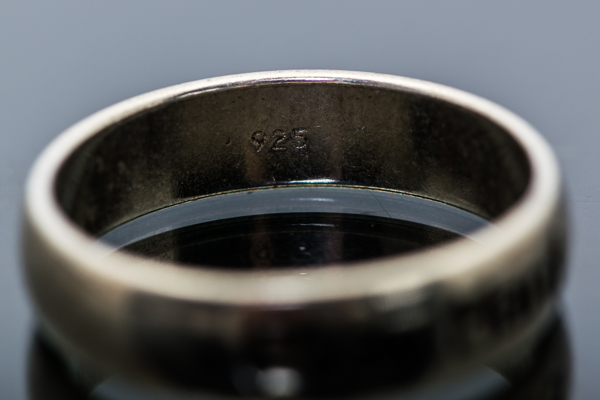 Sterling Silver "Pray Hard" Band