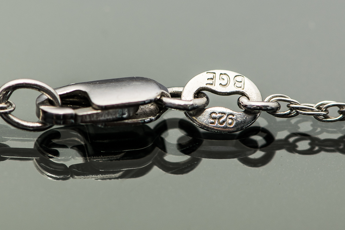 Sterling Silver and Cubic Zirconia Pendant Necklace