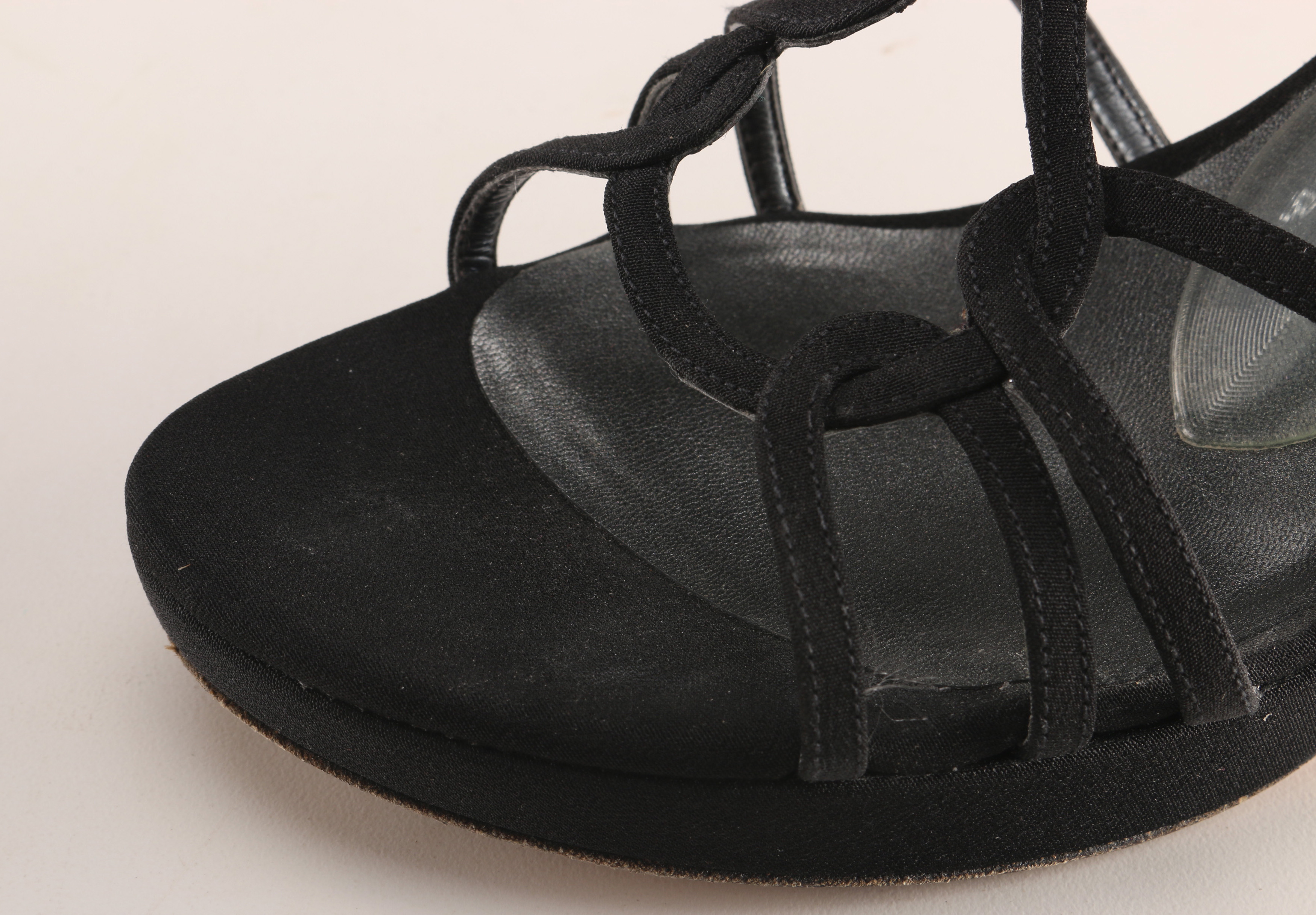 Stuart Weitzman Pair of Open Toe High Heels