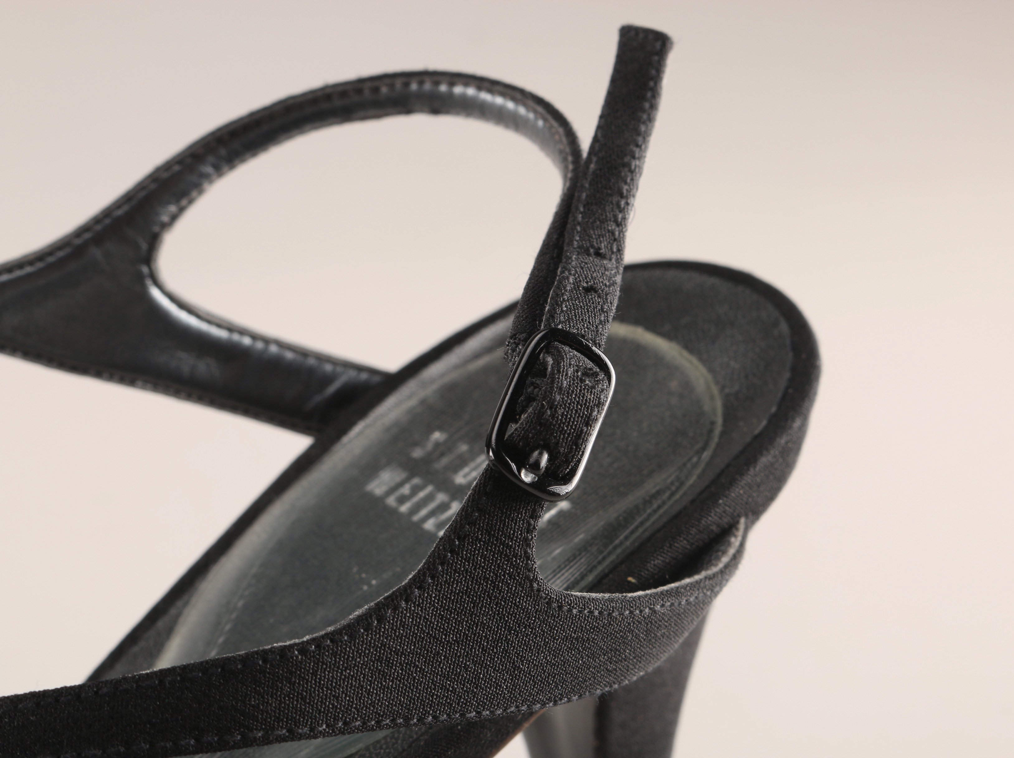 Stuart Weitzman Pair of Open Toe High Heels