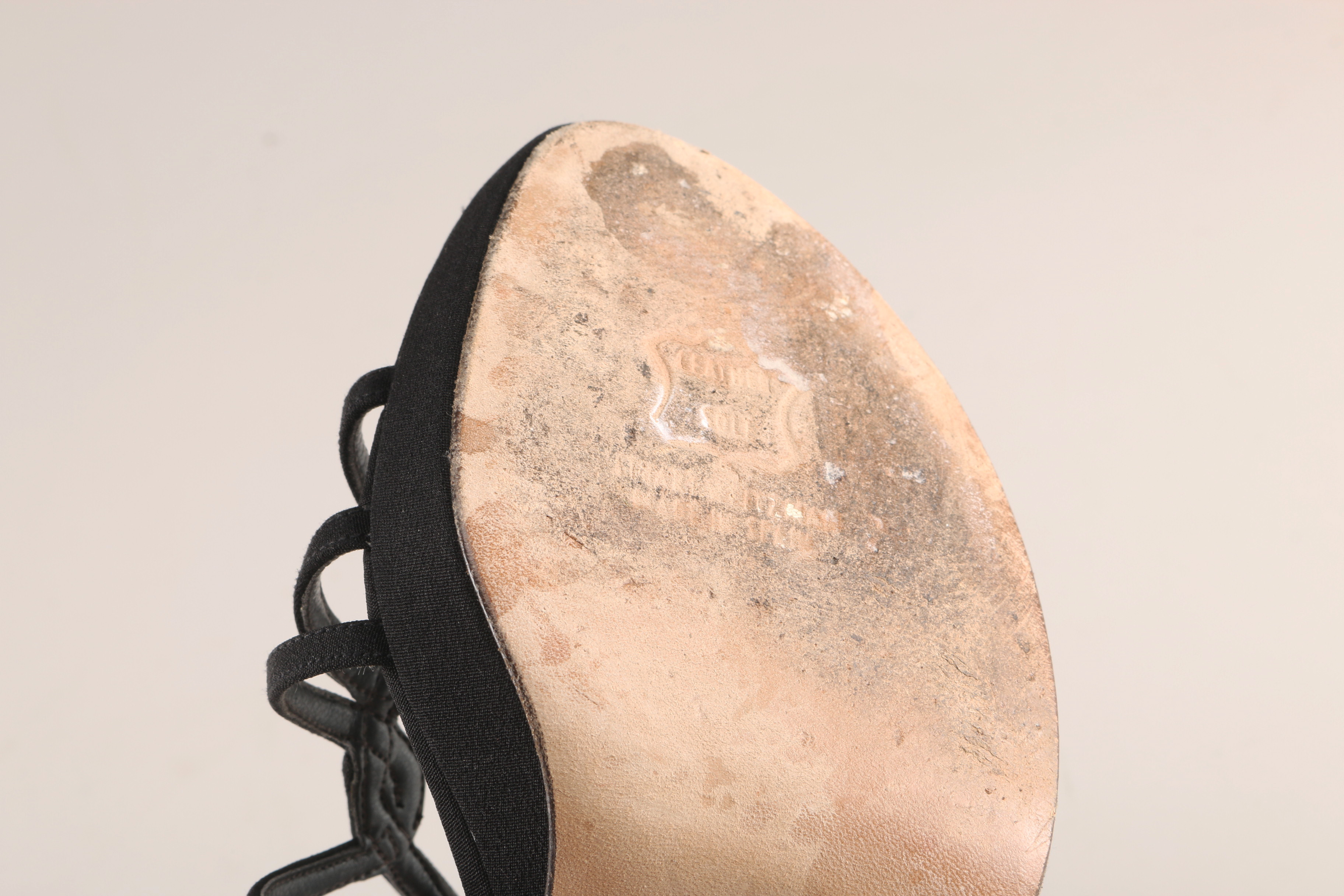 Stuart Weitzman Pair of Open Toe High Heels