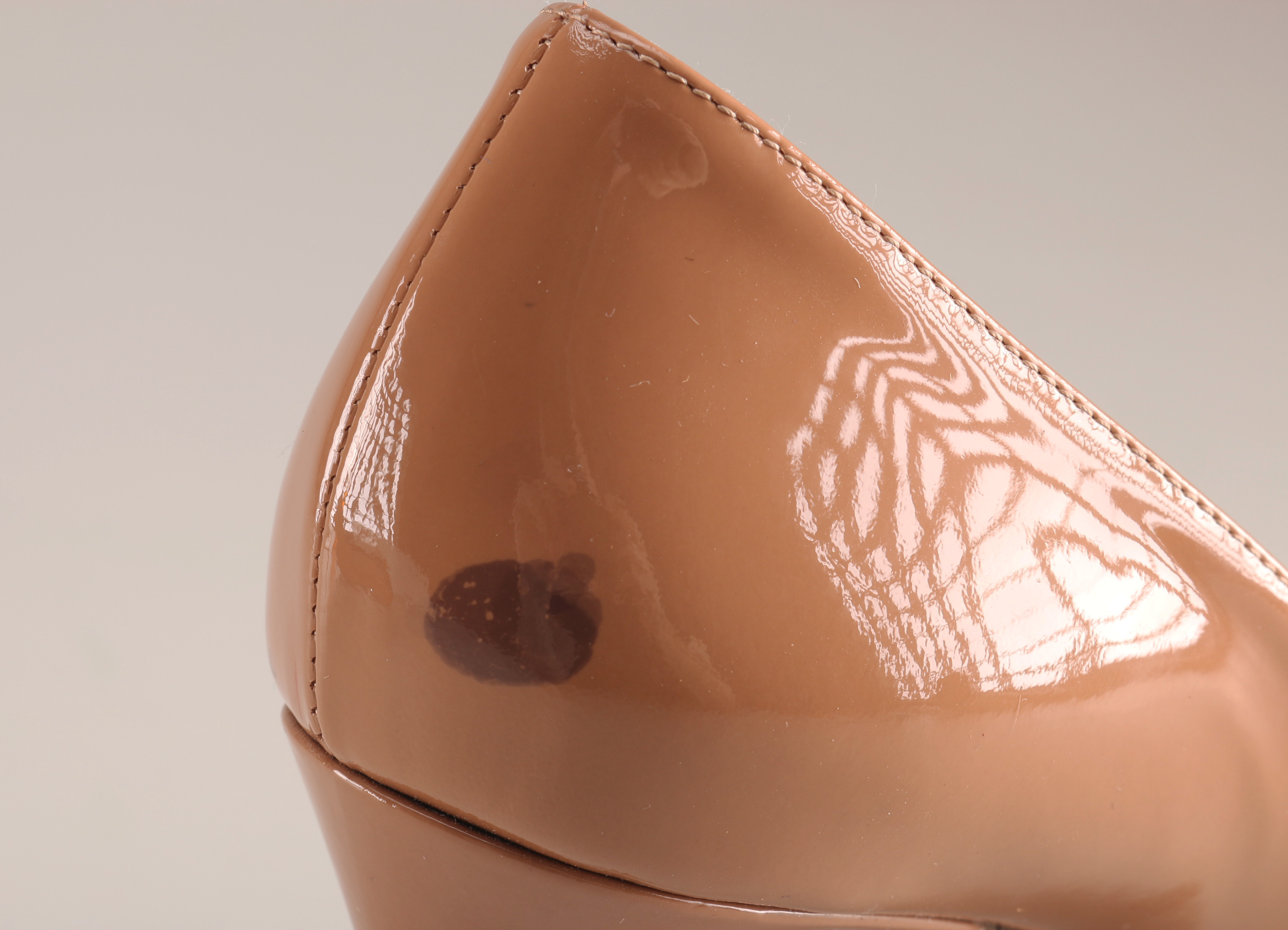 Pair of Yves Saint Laurent Peep-Toe Stiletto Heels, Size 8.5