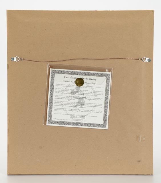 Framed 1982 Winnie the Pooh Stamps