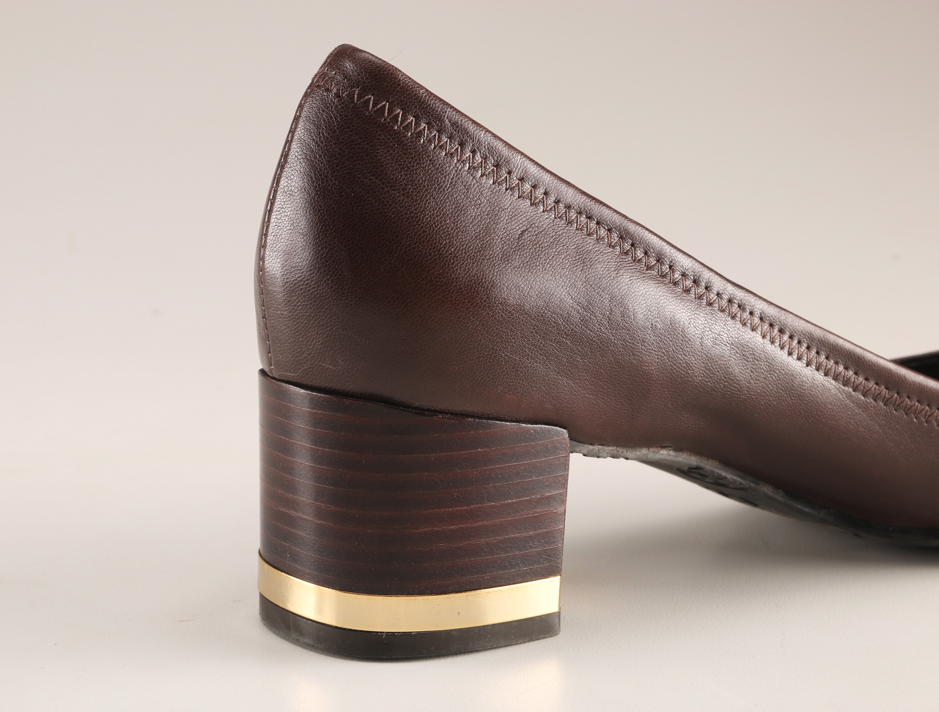 Pair of Tory Burch Brown Shoes, Size 9.5