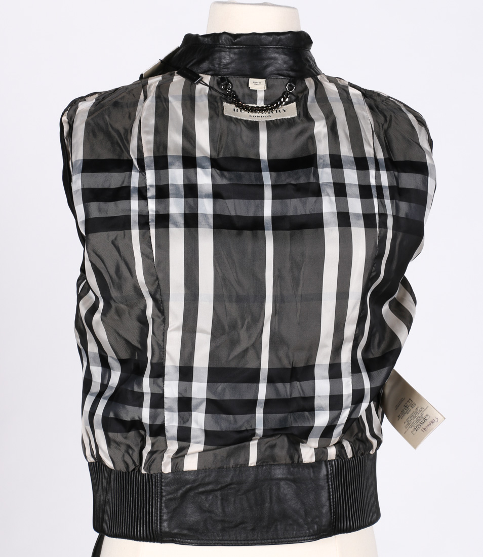 Women's Burberry Leather Jacket