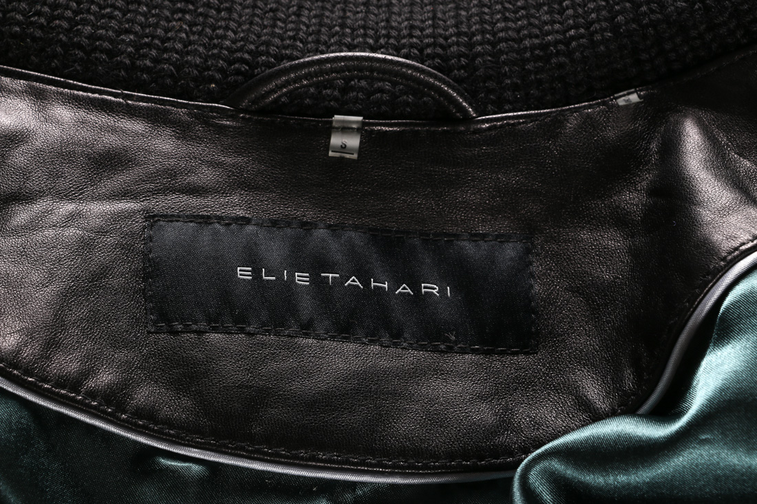 Alexandra Black Leather Jacket by Elie Tahari