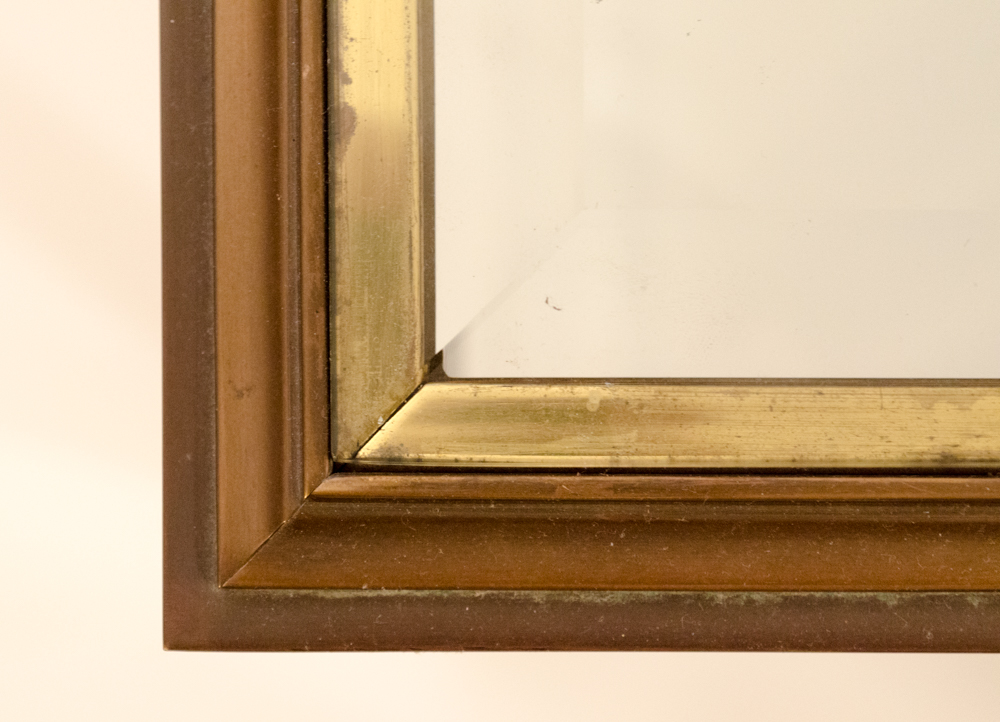 Maison Jansen Brass Console Table with Glass Top