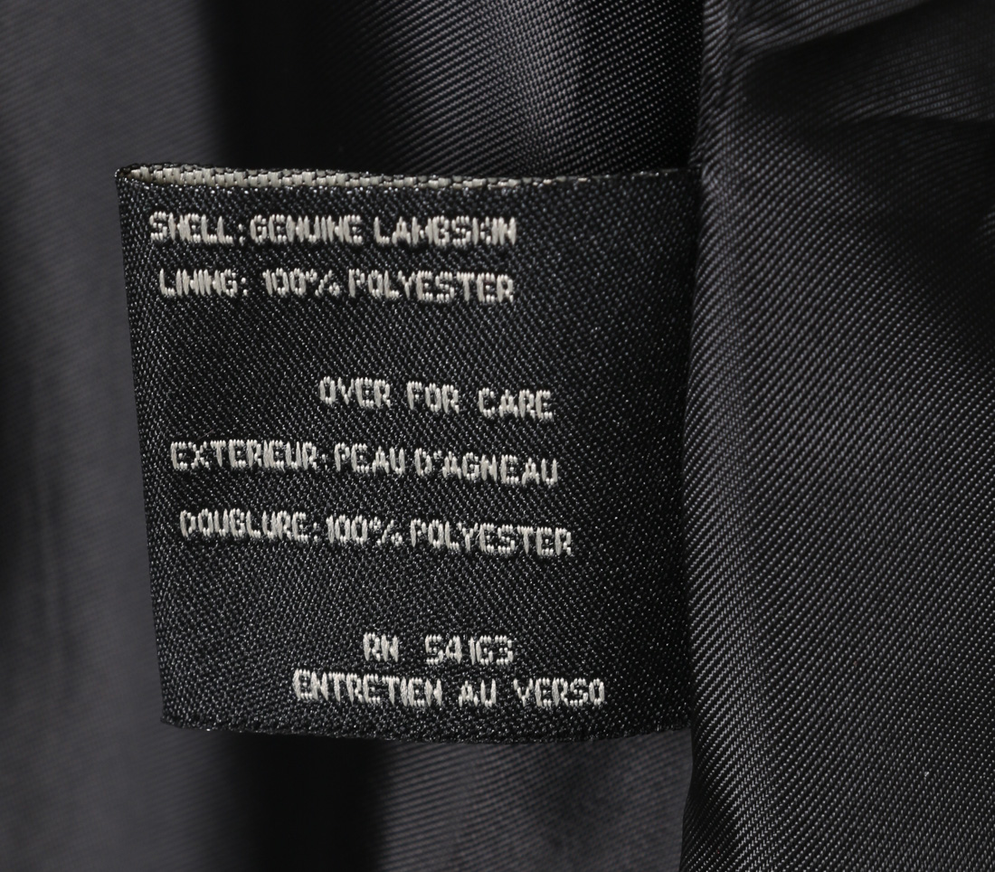 Cole Haan Lambskin Jacket