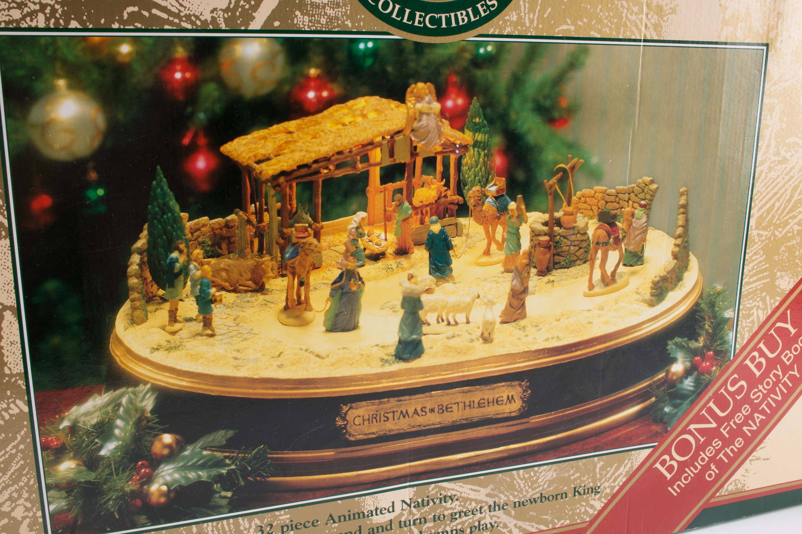 Animated Mr. Christmas Bethlehem Nativity Scene