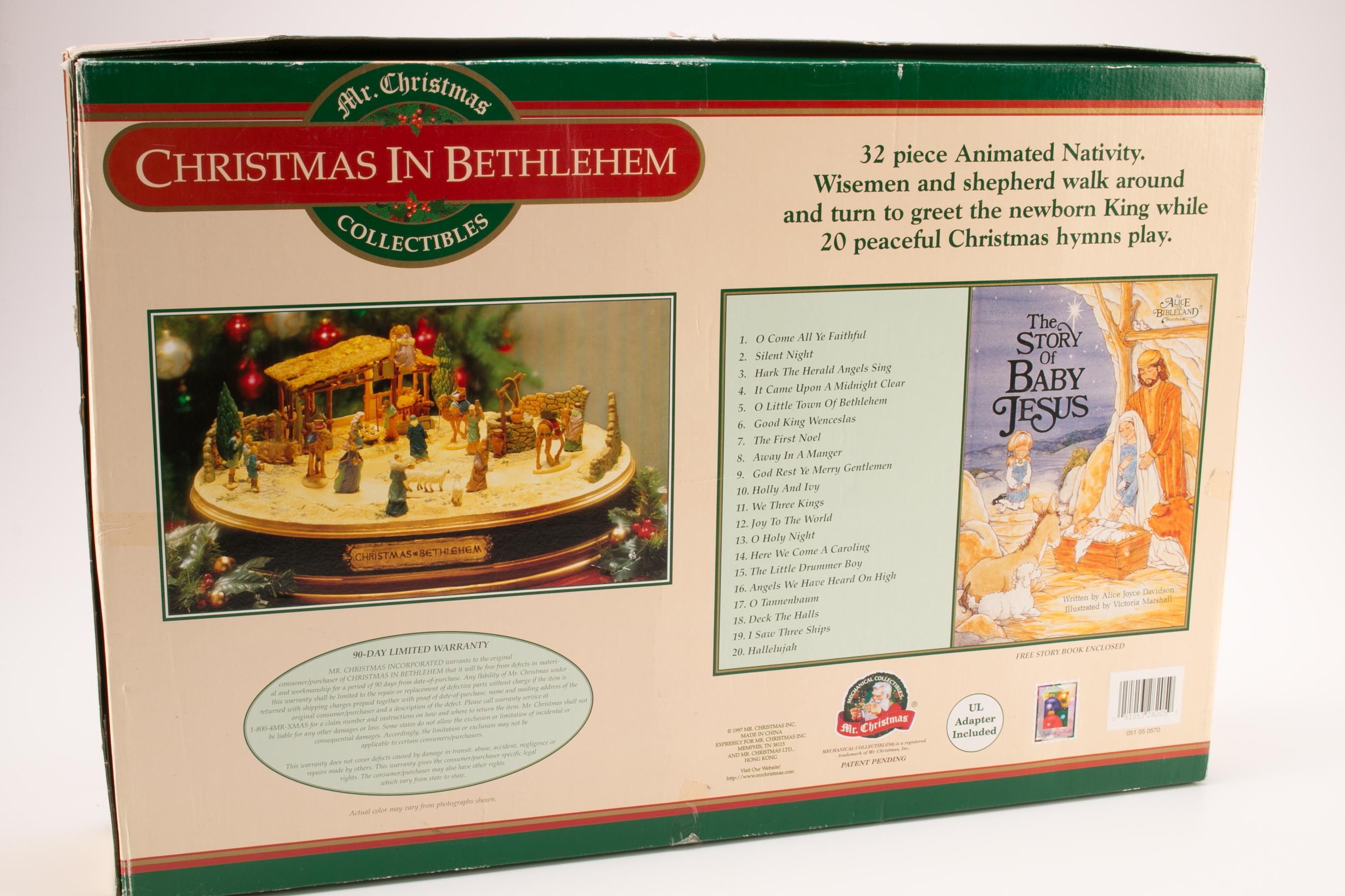 Animated Mr. Christmas Bethlehem Nativity Scene
