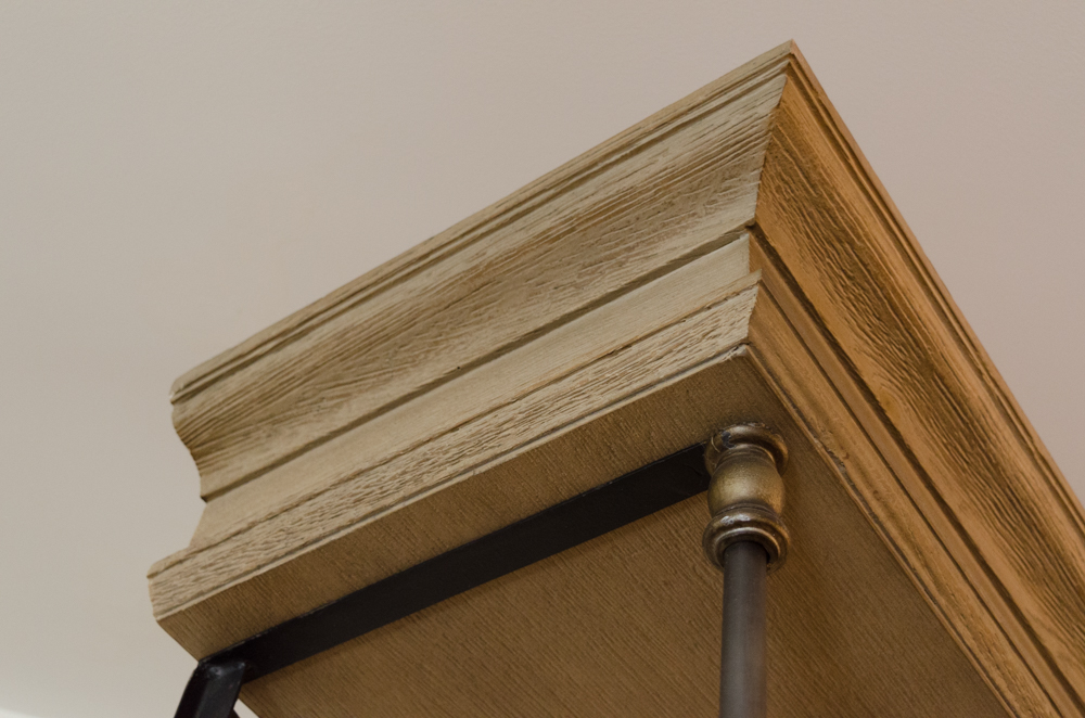 Restoration Hardware "Parisian Cornice" Single Shelving Bookcase