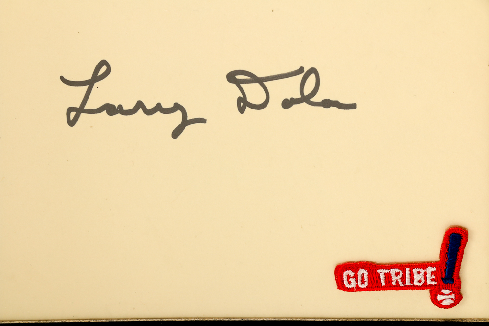 Cleveland Indians Memorabilia Plus Larry Dolan Autograph