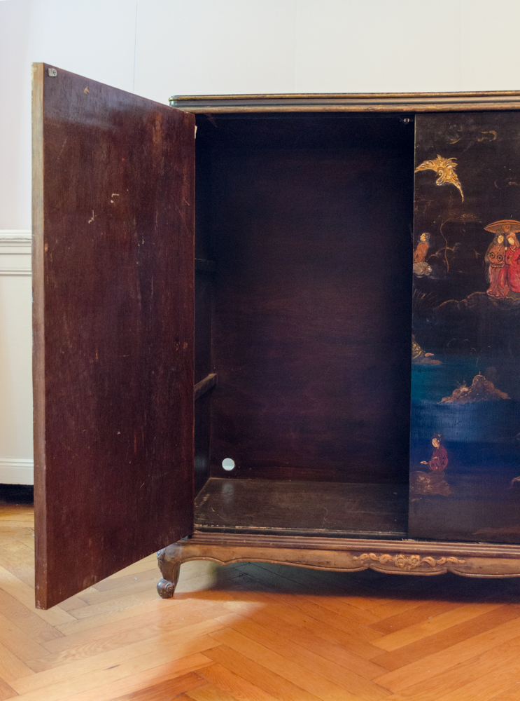 20th Century Louis XV Japanese Style Cabinet