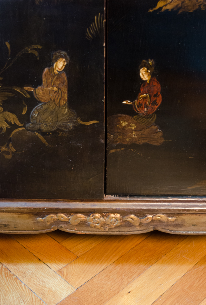 20th Century Louis XV Japanese Style Cabinet