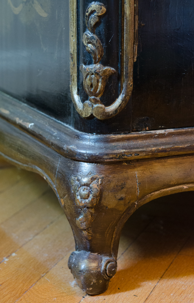 20th Century Louis XV Japanese Style Cabinet