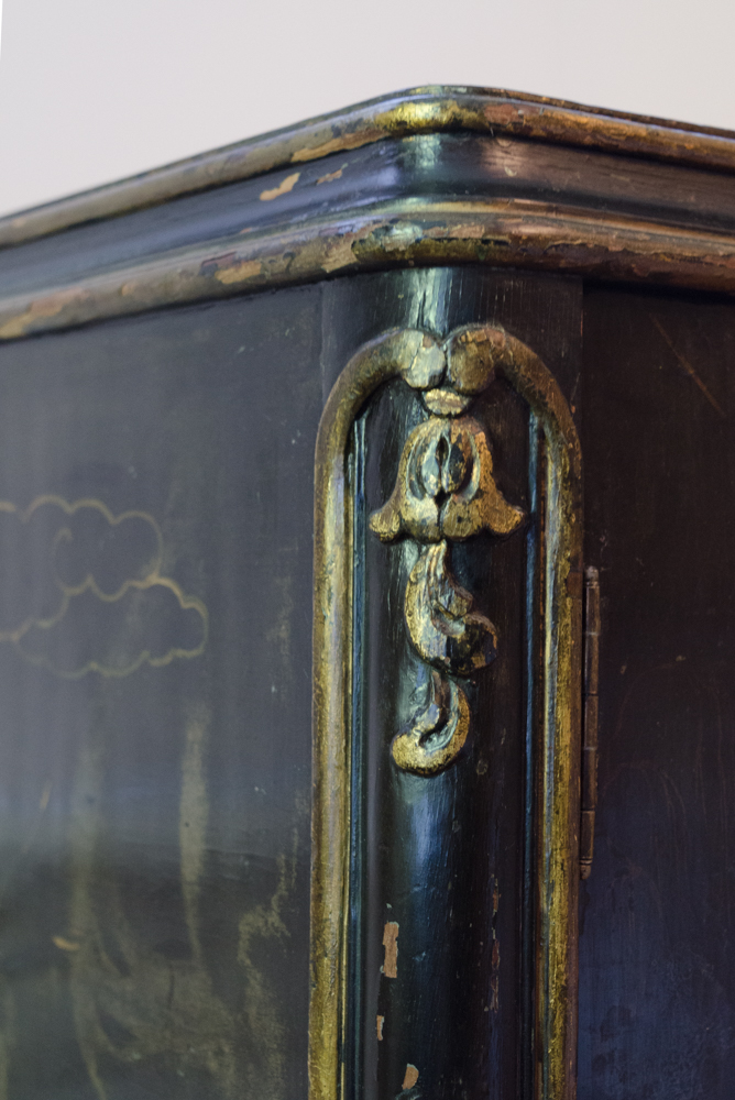 20th Century Louis XV Japanese Style Cabinet