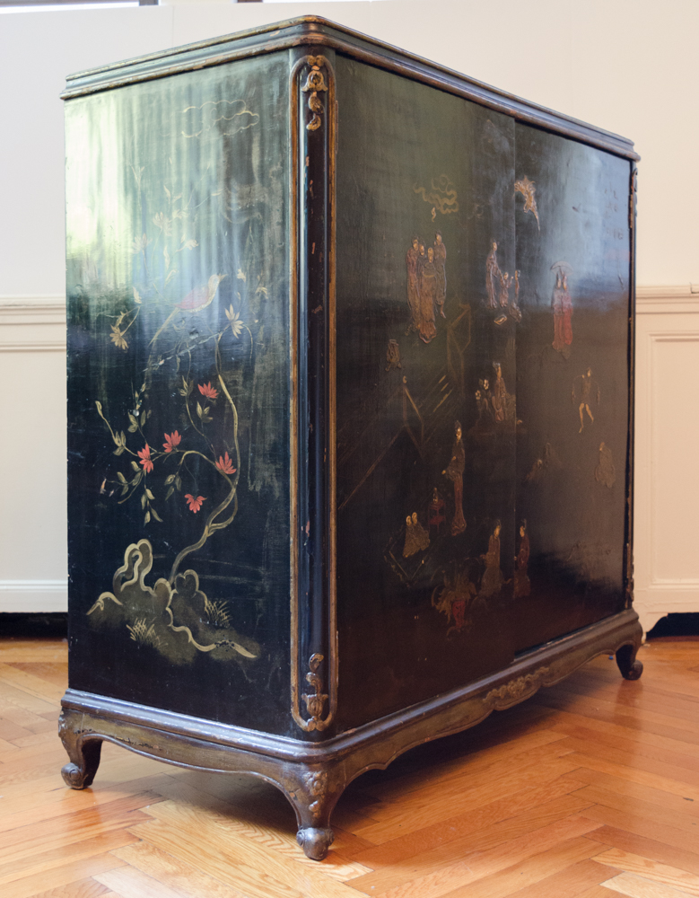 20th Century Louis XV Japanese Style Cabinet