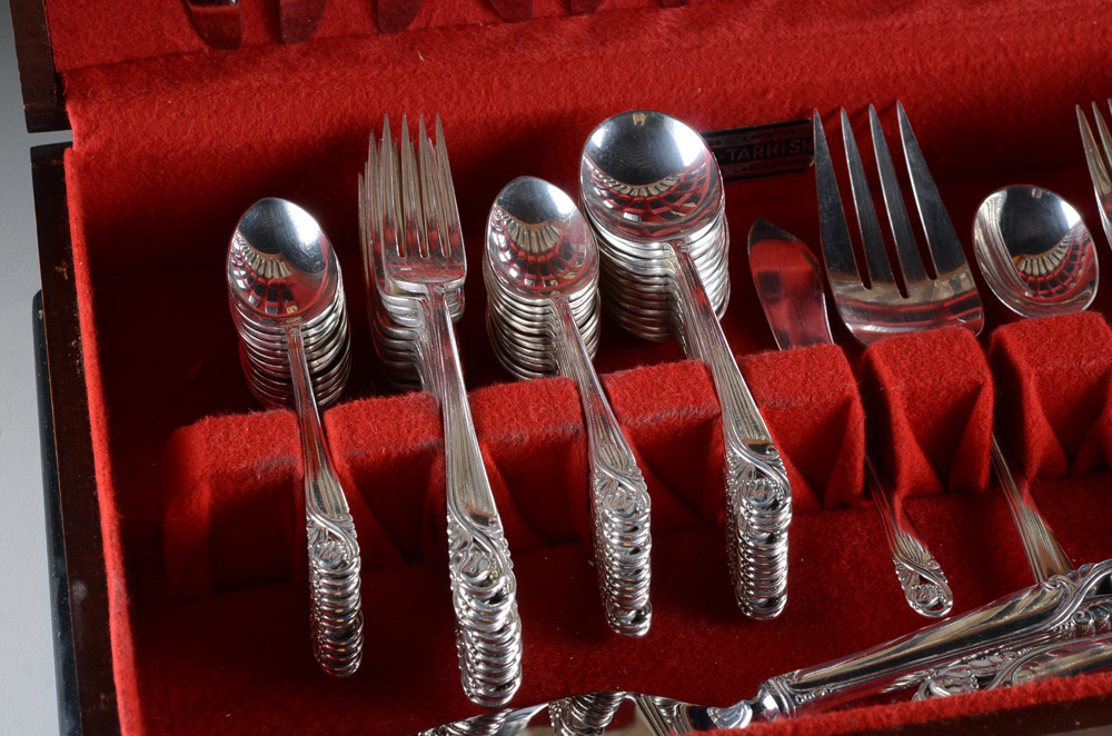 International Sterling Silver "Spring Glory" Flatware Set