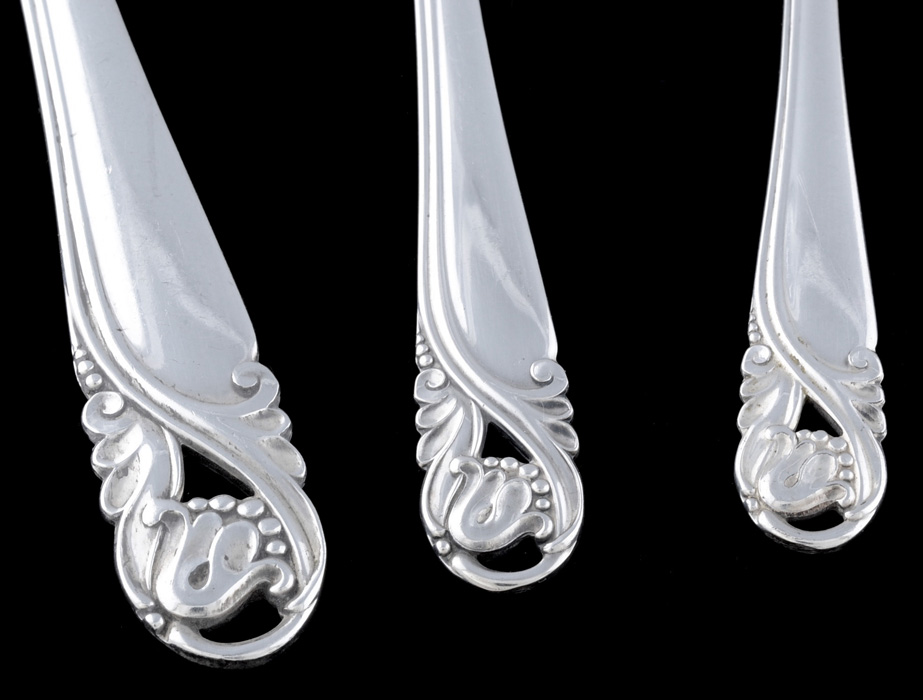 International Sterling Silver "Spring Glory" Flatware Set