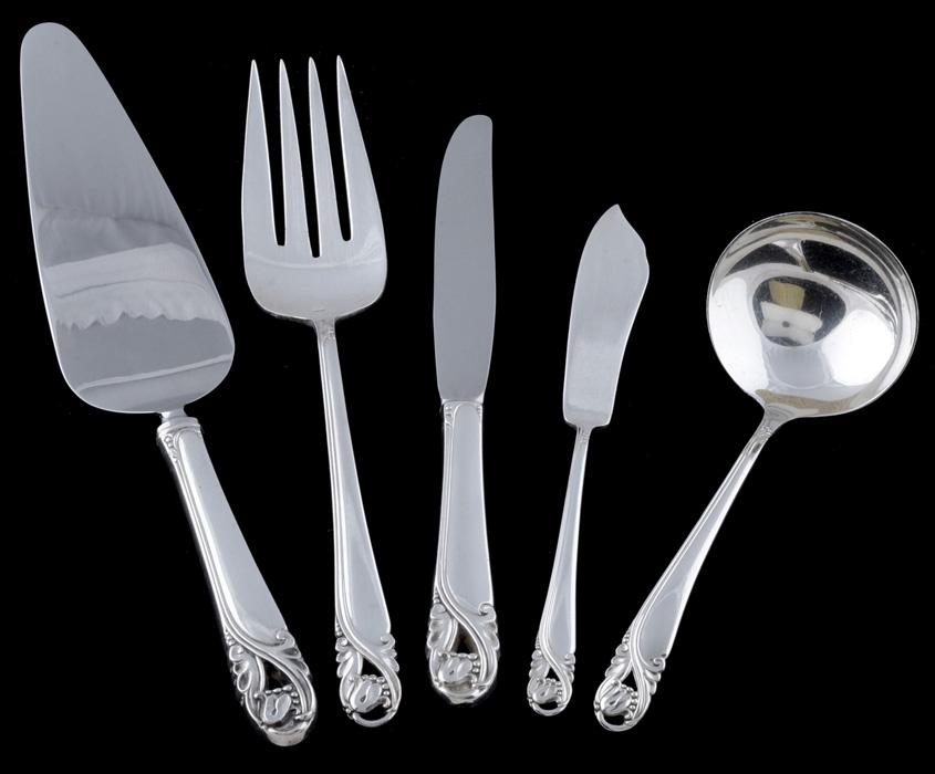 International Sterling Silver "Spring Glory" Flatware Set