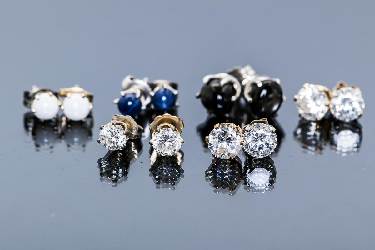 Assortment of Stud Earrings