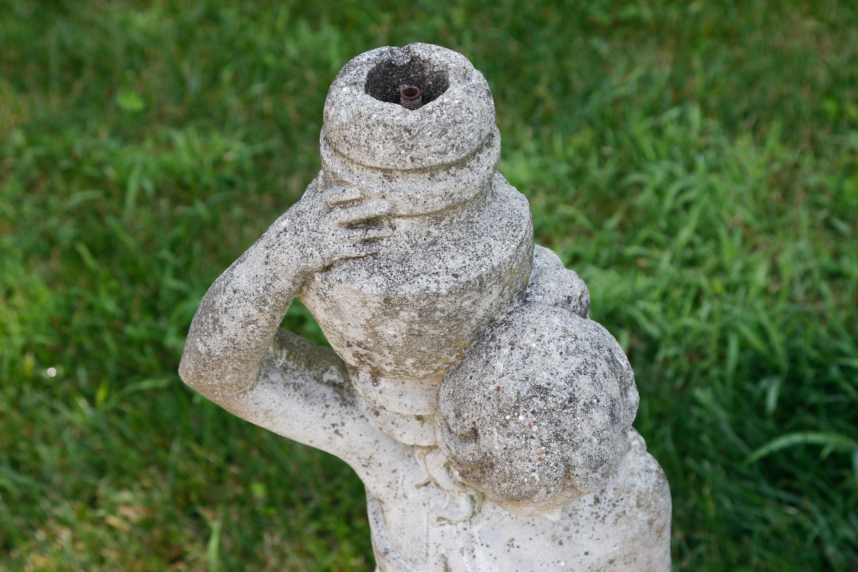 Female Concrete Fountain Statue