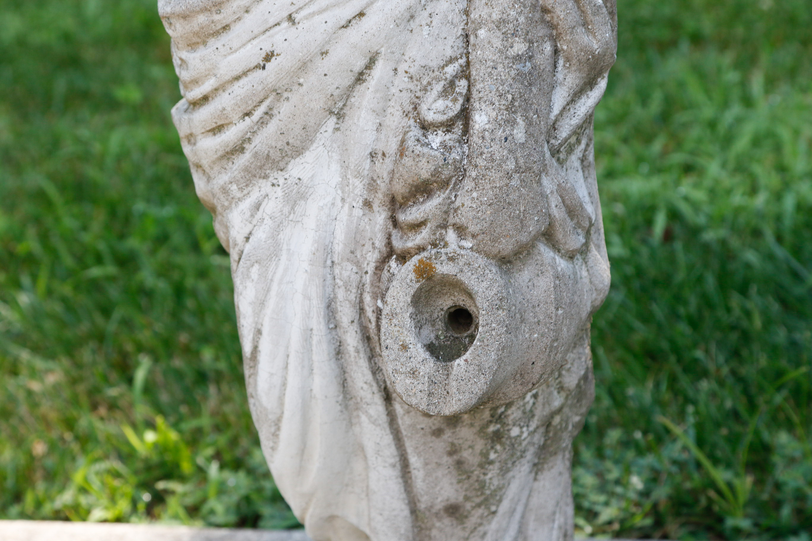 Female Concrete Fountain Statue