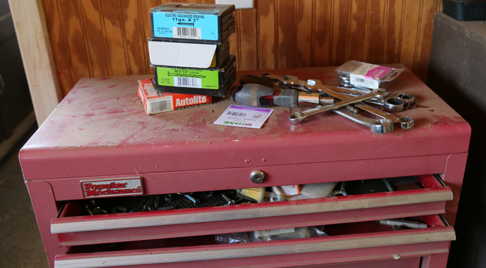 Red Popular Mechanics Tool Chest