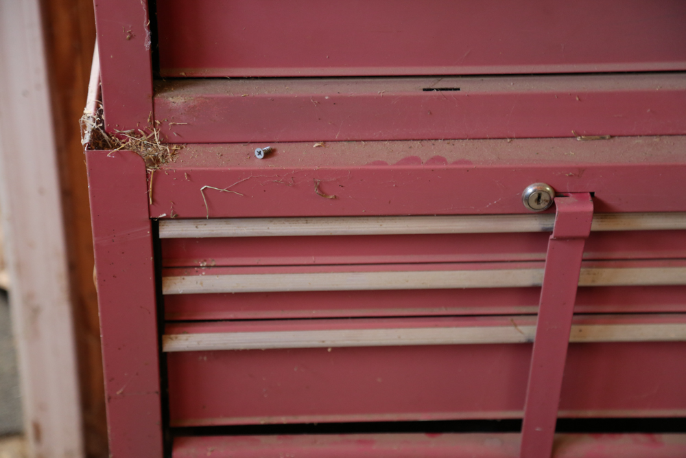 Red Popular Mechanics Tool Chest