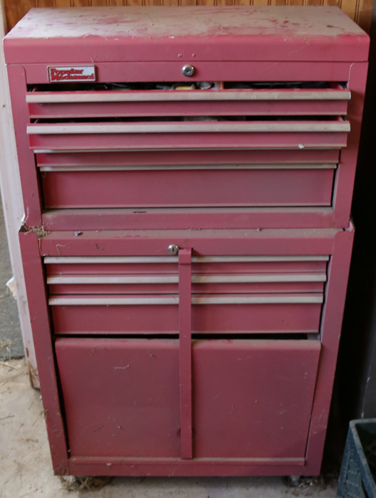 Red Popular Mechanics Tool Chest