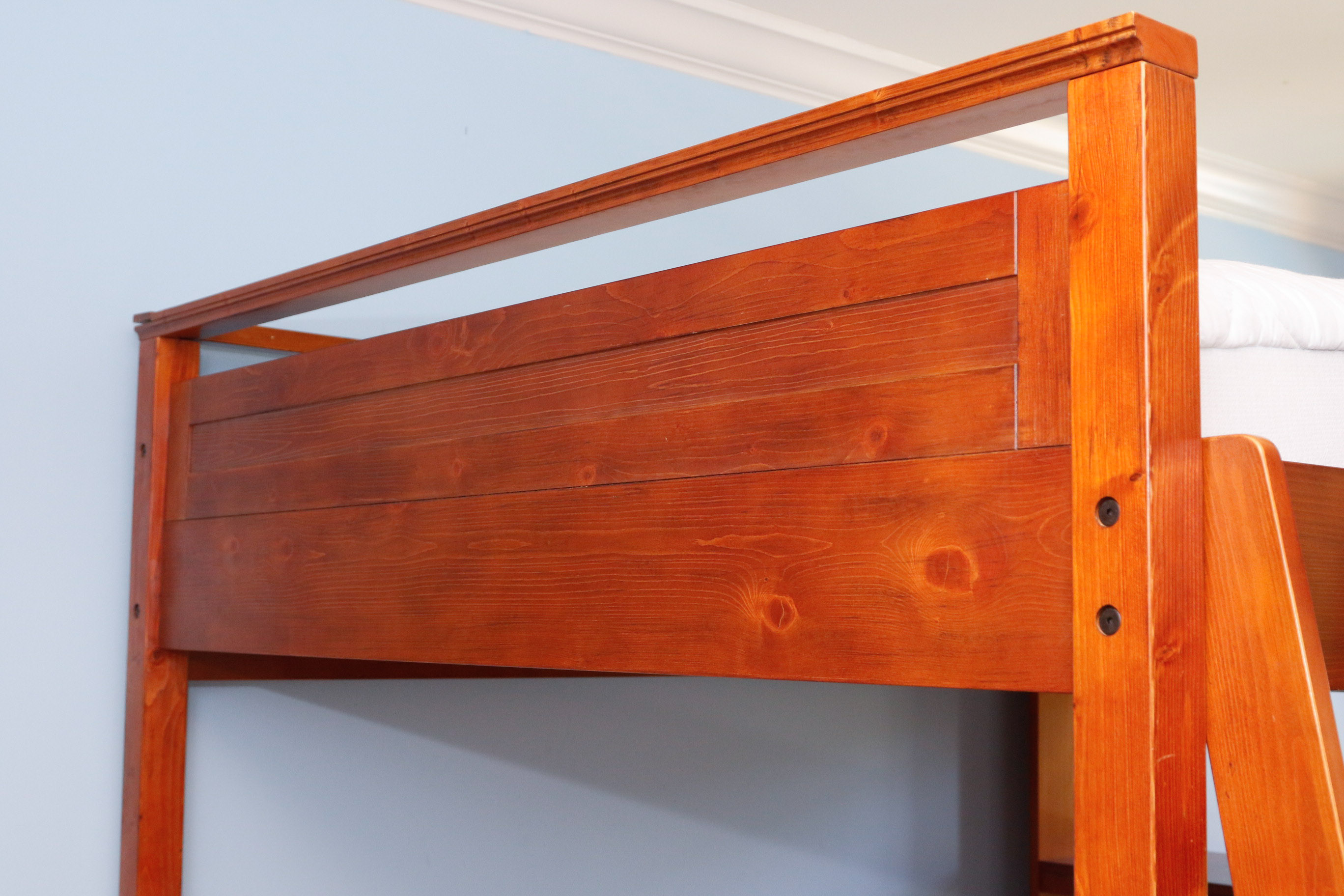 Pottery Barn Sleep & Study Loft Bed with Desk Chair