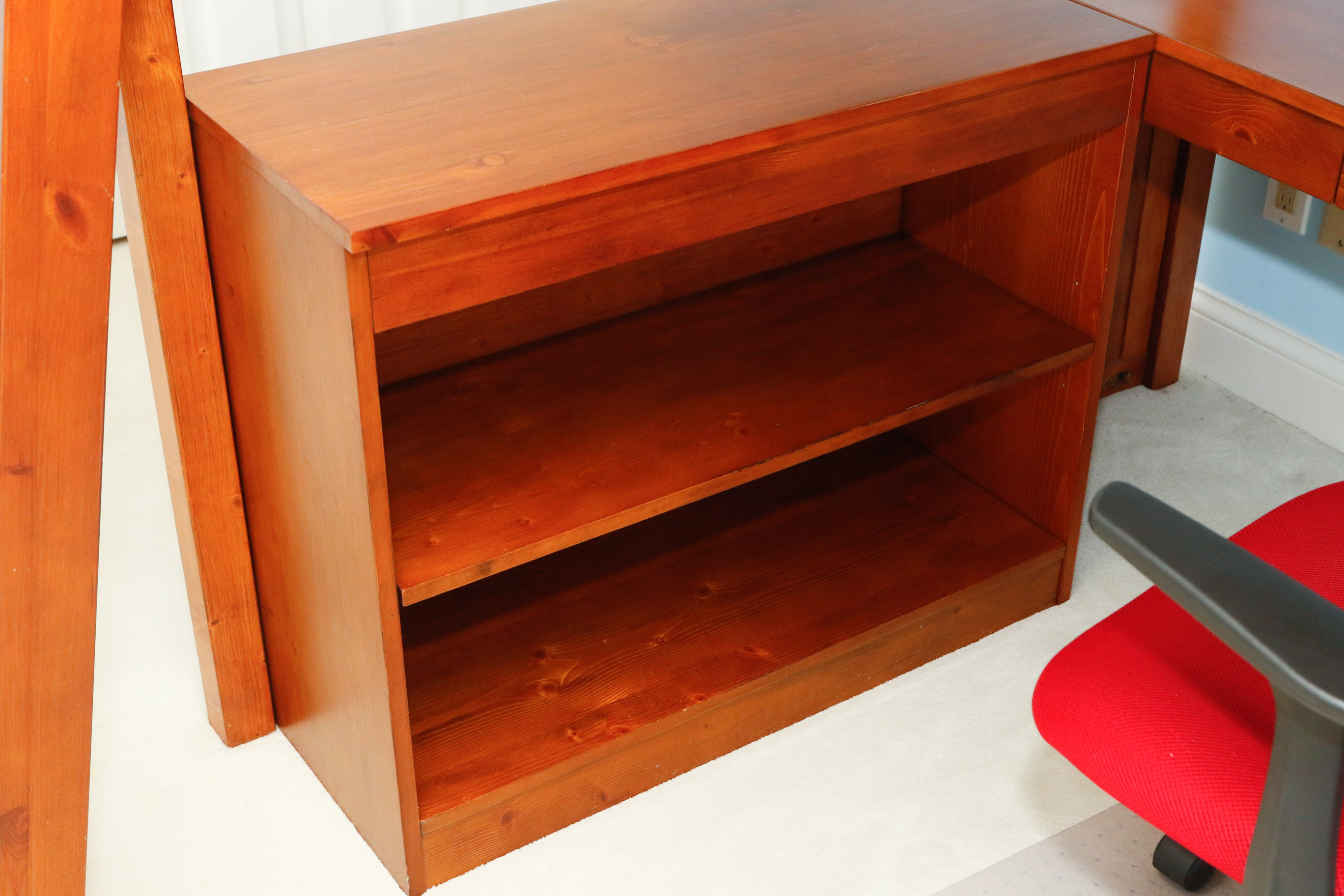 Pottery Barn Sleep & Study Loft Bed with Desk Chair