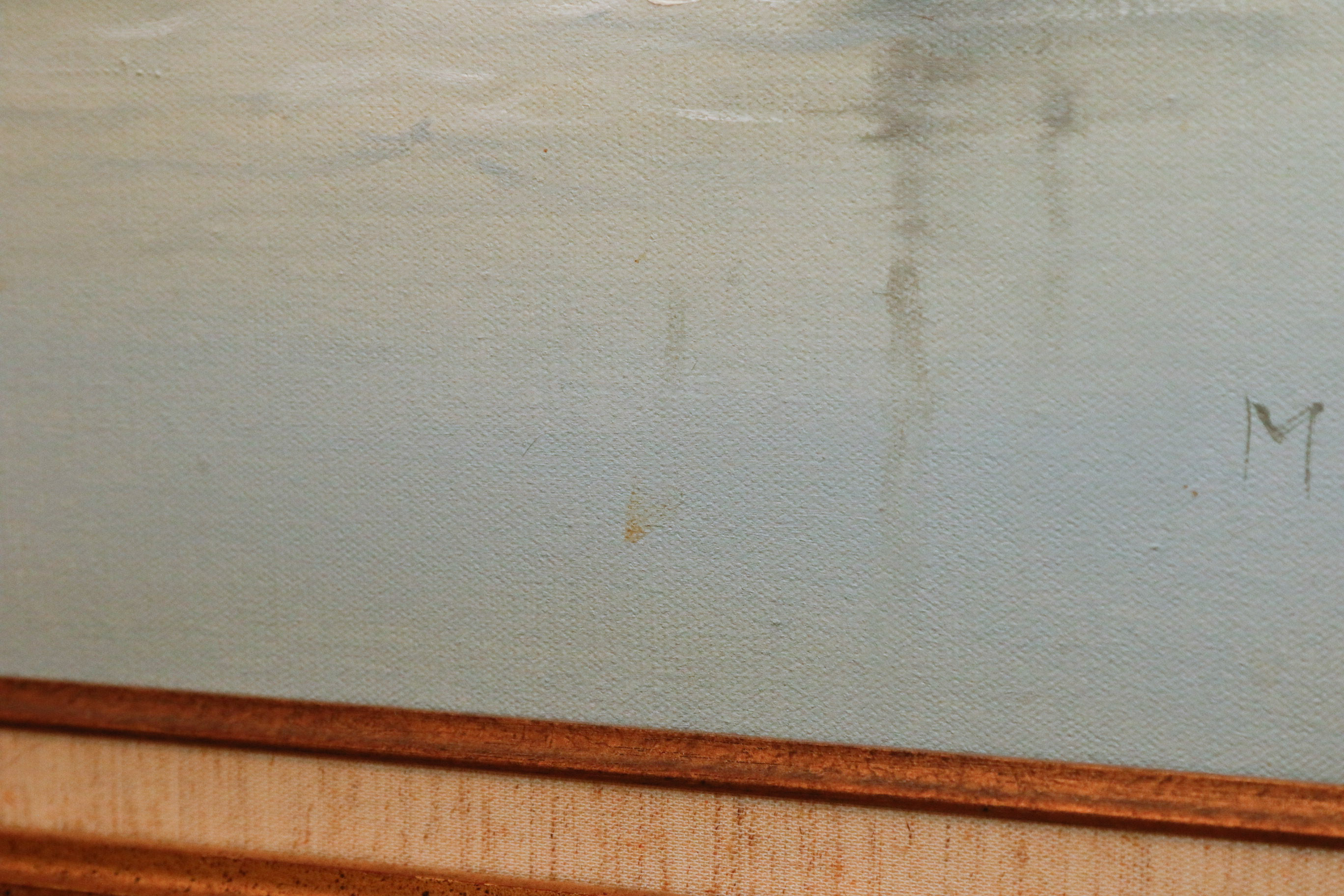 M.S. Lee Fishing Boat Maritime Oil Painting