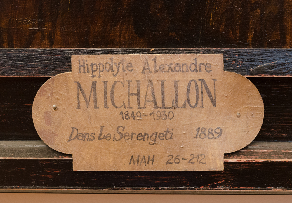 Hippolyte Alexandre Michallon "Dans Le Serengeti" Oil Painting