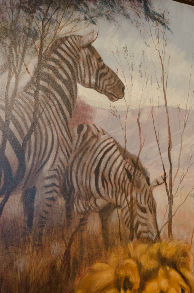 Hippolyte Alexandre Michallon "Dans Le Serengeti" Oil Painting