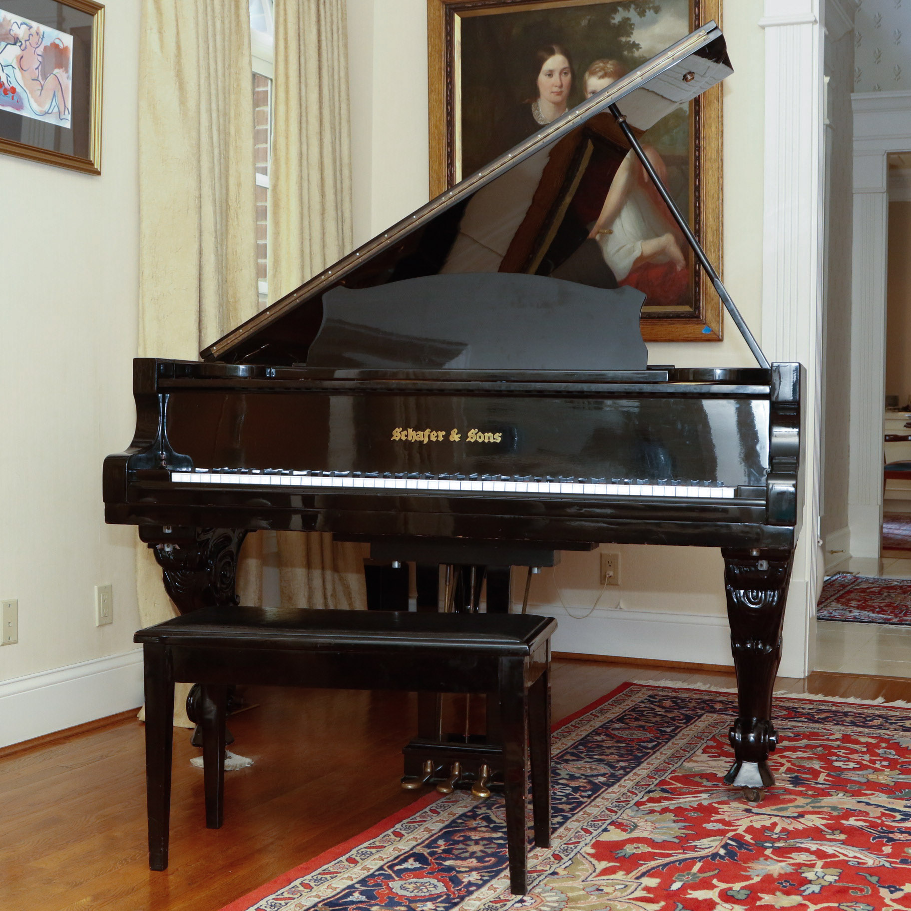 Schafer & Sons Baby Grand Piano