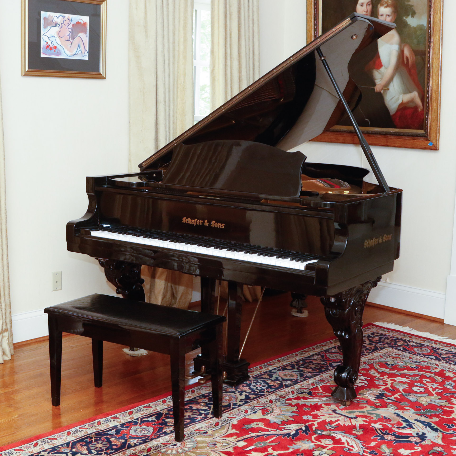 Schafer & Sons Baby Grand Piano